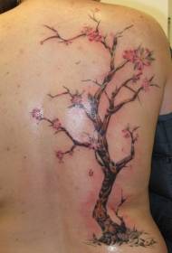 cùl cute Pàtran tatù craobh cherry