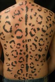tato leopard hitam penuh