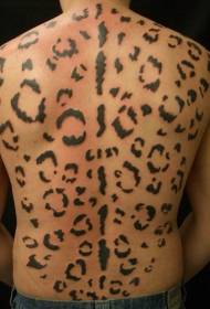 tatuaggio tatuaggio leopardo nero completo