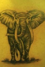 Једноставан узорак за тетоважу слонова