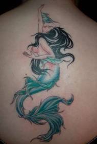 leđa elegantni uzorak seksi sirena