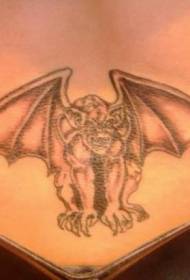 Taille Gargoyle Perséinlechkeet Tattoo Muster