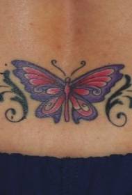Modello di tatuaggio di farfalla e vite ultra profondo significato vita