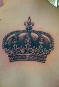 späť francúzske koruny tetovanie vzor