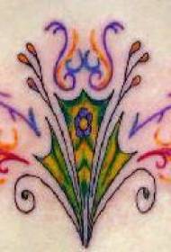 vidukļa krāsains cilts vīnogulāju tetovējums