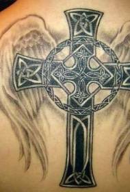 umnqamlezo omkhulu weCeltic kunye nephethini ye tattoo
