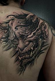 retour modèle de tatouage prajna sauvage noir et gris