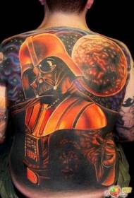 penuh dengan corak tatu galaksi Darthwaite multicolored yang besar