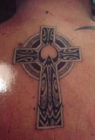 kohatu kowhatu Celtic cross tattoo tauira