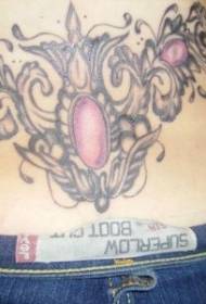 Vita viola gemma Totem Tattoo Pattern