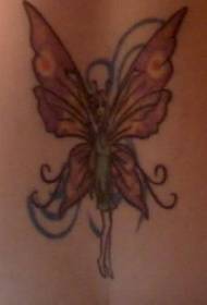 Cintura delgada baile elfo tatuaje patrón