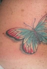 back color beautiful butterfly tattoo pattern