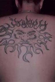 vissza a fekete nap tetoválás mintát