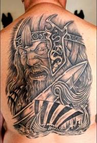 back yakanaka Viking inodzoka tattoo maitiro