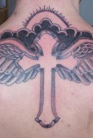 Miverina ny lanitra miaraka amin'ny Cross Wing Tattoo Pattern