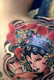 гламурна татуювання на задній квітці 77398-особисті чоловіки на задній красі аватар татуювання