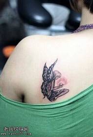 Back Elf Tattoo Pattern