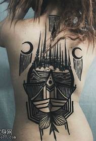 pattern di tatuaggi di casteddu di volta totem