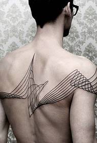 modello di tatuaggio creativo molto stereoscopico