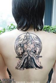 horor dominantní tetování vzor