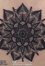 back personality van Gogh tattoo pattern