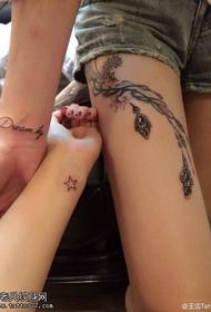 solu bellu mudellu di tatuaggi di gemme