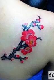 寒梅 傲雪 古典 美 美 tatuaggio