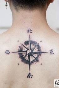 Zréck super klassesch Kompass Tattoo Enzyklopedie