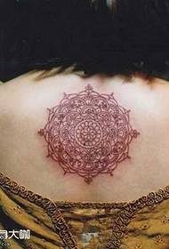 Modello di tatuaggio posteriore Van Gogh