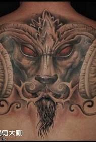 Zréck Réck Evil Sheep Devil Tattoo Muster