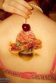 Back Cake Tattoo-Muster