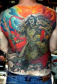 foto di opere di tatuaggio del dio Erlang prepotente