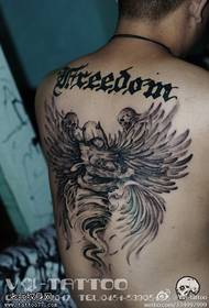 Modello di tatuaggio libero bello freddo nero