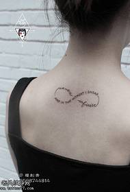 tattoo ar ais pointe cothrománach ocht bpatrún tatú
