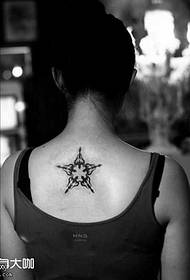 ritornu di mudellu di tatuaggi di cinque stelle