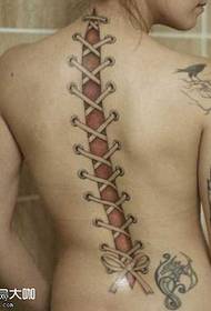 Bumabalik na Tato ng Pattern ng tattoo