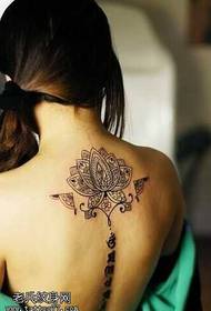 personalità posteriore Modello di tatuaggio fresco sanscrito