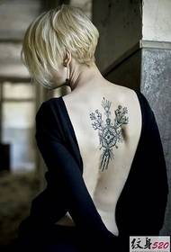 Gabdhaha Yurub iyo Mareykan ee loo yaqaan 'sexy back tattoo'