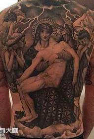 Partida del tatuatge de Madonna Jesus