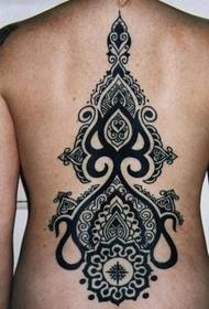 back fashion totem tattoo