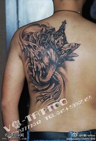 Modello di tatuaggio meteorologico porta fortunato