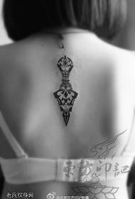 classic prick金刚杵Tattoo Pattern