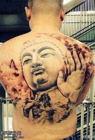 I-Zhuang Zhong umfanekiso we-Buddha tattoo Ipateni