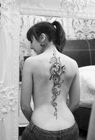 female back fashion totem tattoo