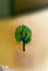 back color tree tattoo pattern