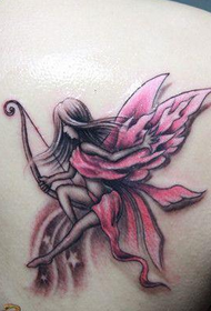 female back elf tattoo figure