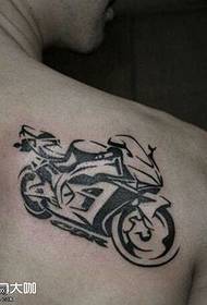 Modello tatuaggio tatuaggio posteriore