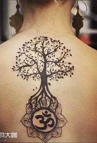 Pattern di tatuaggio di albero bravu