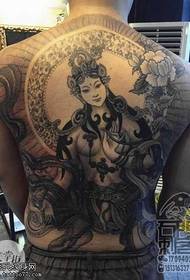Back Tattoo Pattern 76771 - babaeng bumalik sa ganda ng totem tattoo