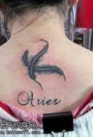 Ar ais Patrún Tattois Trefoil